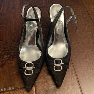 Nina sz 7 black dressy shoes- so pretty!!